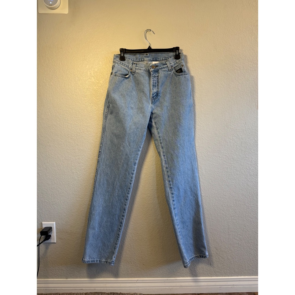 Harley-Davidson Classic Light Wash Straight Leg Jeans Size 4L A6319 02/03